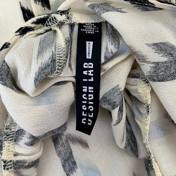 Design Lab Lord & Taylor lightweight long sleeve pattern tunic Medium - Picture 6 of 6